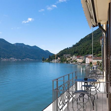 Lac Hotel Melide Bagian luar foto