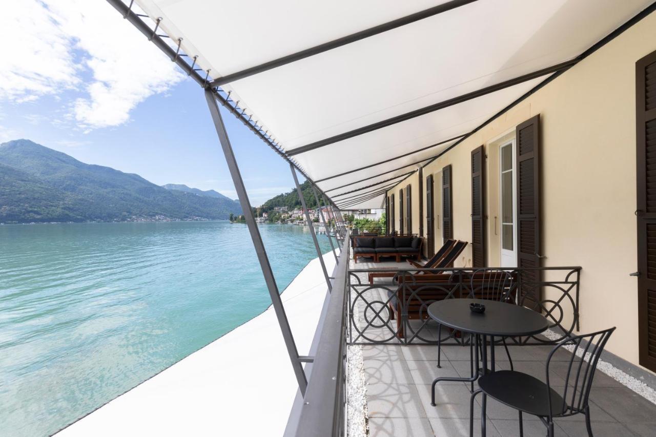 Lac Hotel Melide Bagian luar foto
