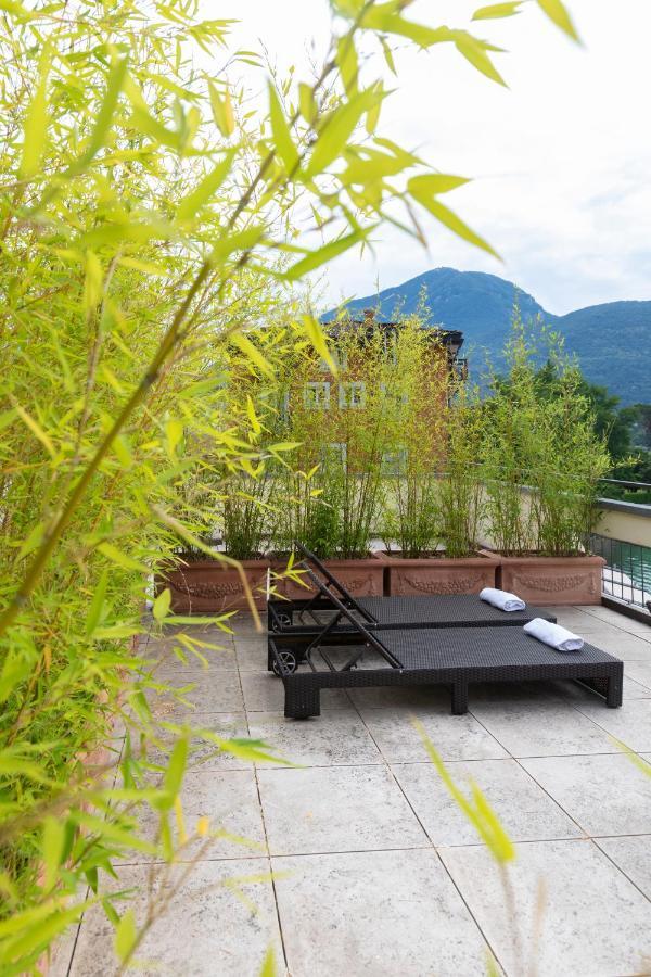 Lac Hotel Melide Bagian luar foto