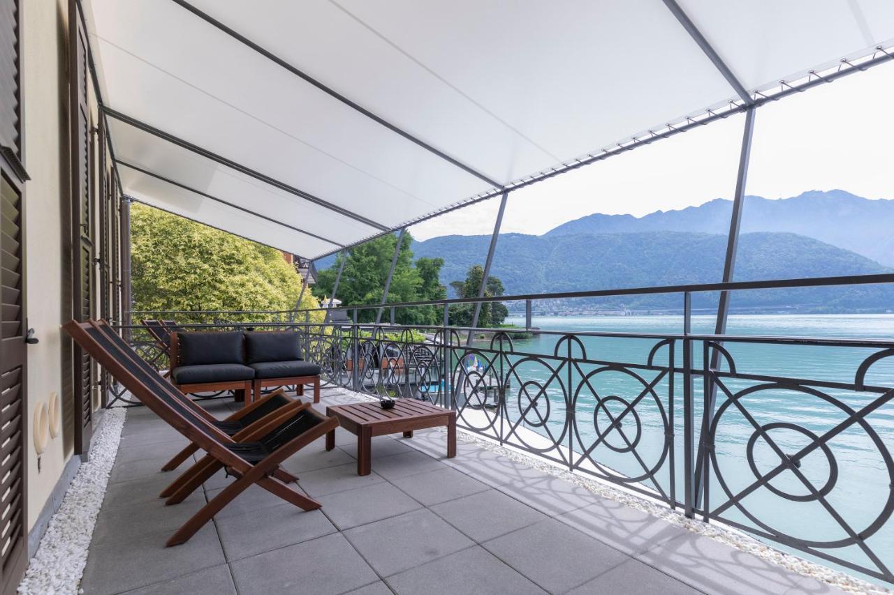 Lac Hotel Melide Bagian luar foto