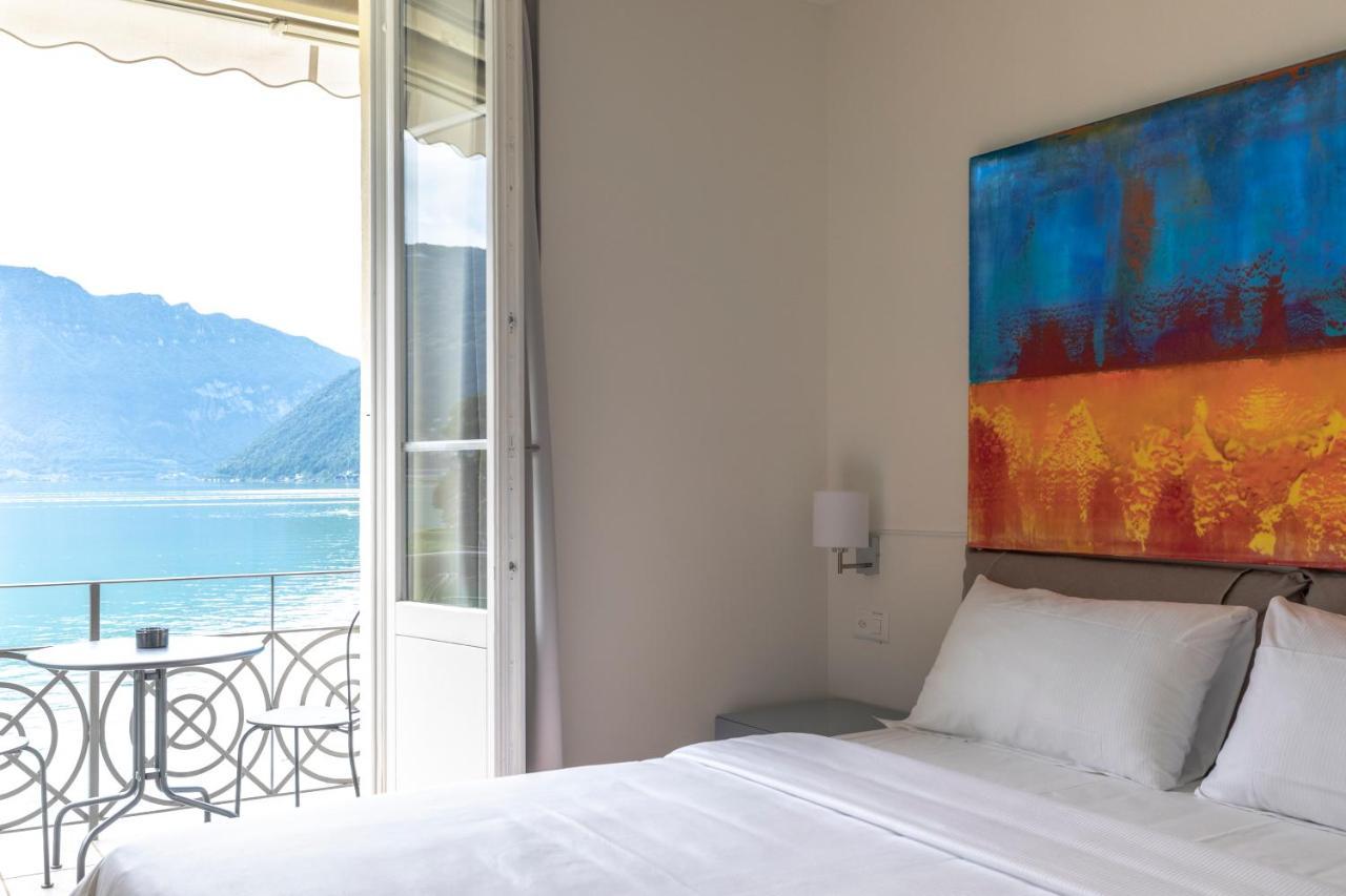 Lac Hotel Melide Bagian luar foto