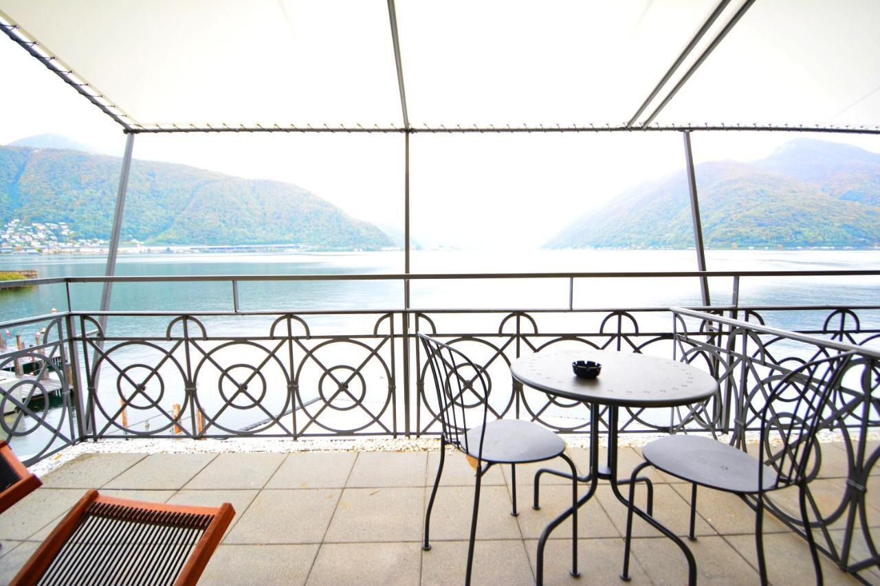 Lac Hotel Melide Bagian luar foto