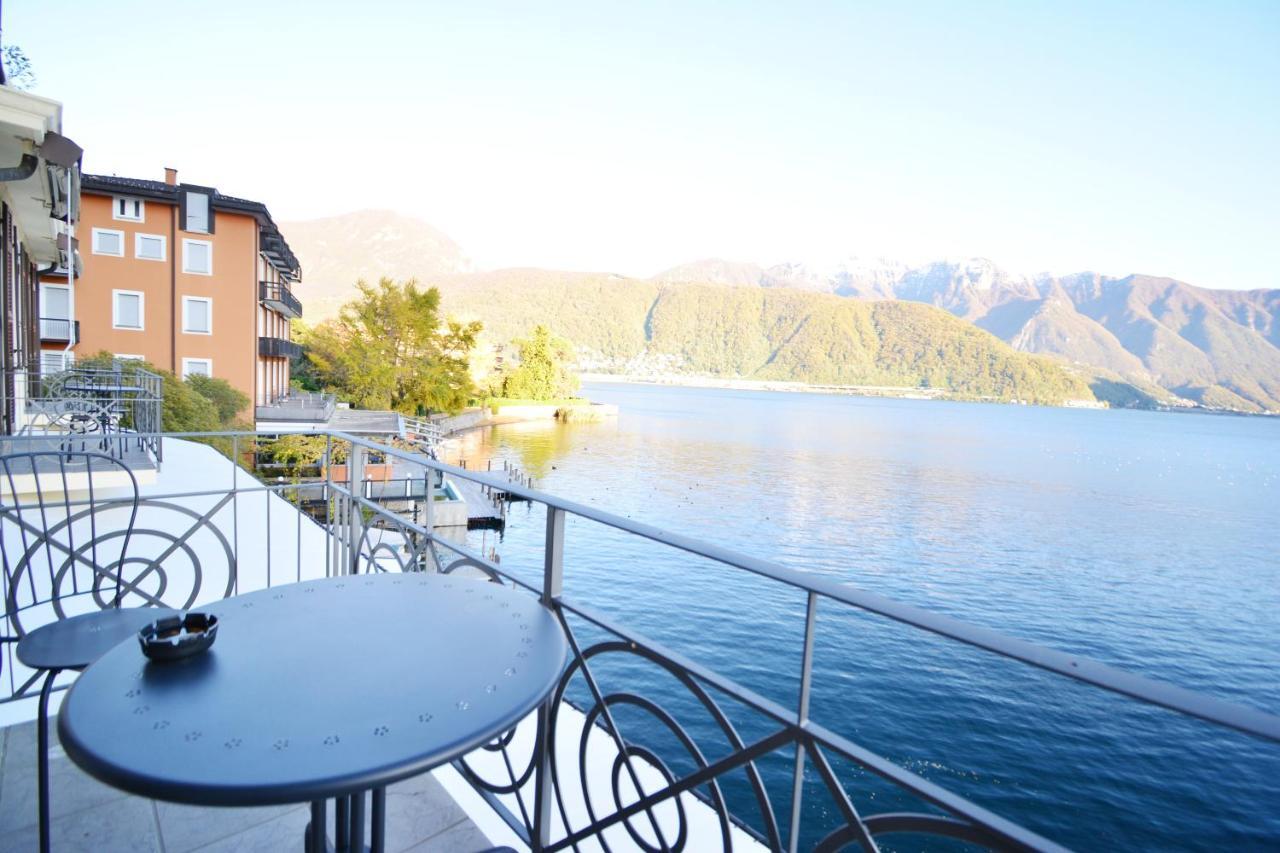 Lac Hotel Melide Bagian luar foto